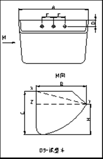 D式深型畚斗照片及示意图
